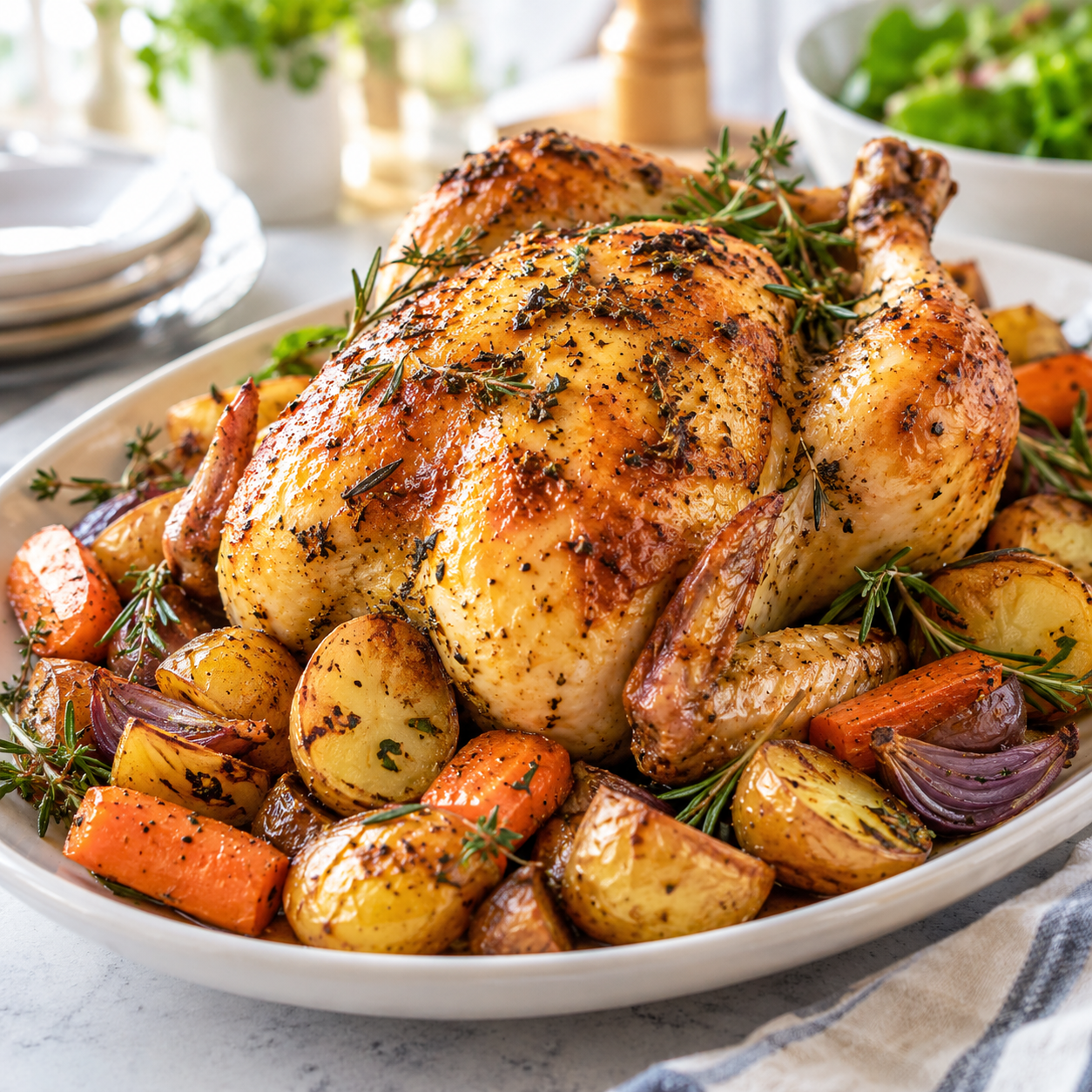 Lemon Herb Roasted Chicken
